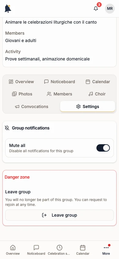 Mute all switch turned on