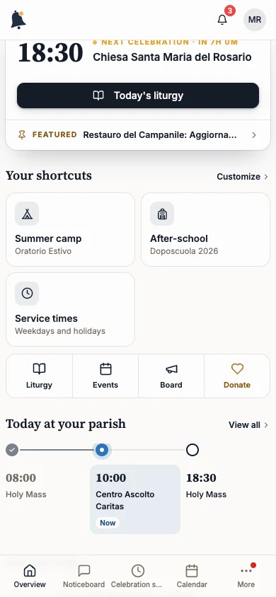 Your shortcuts with Service times