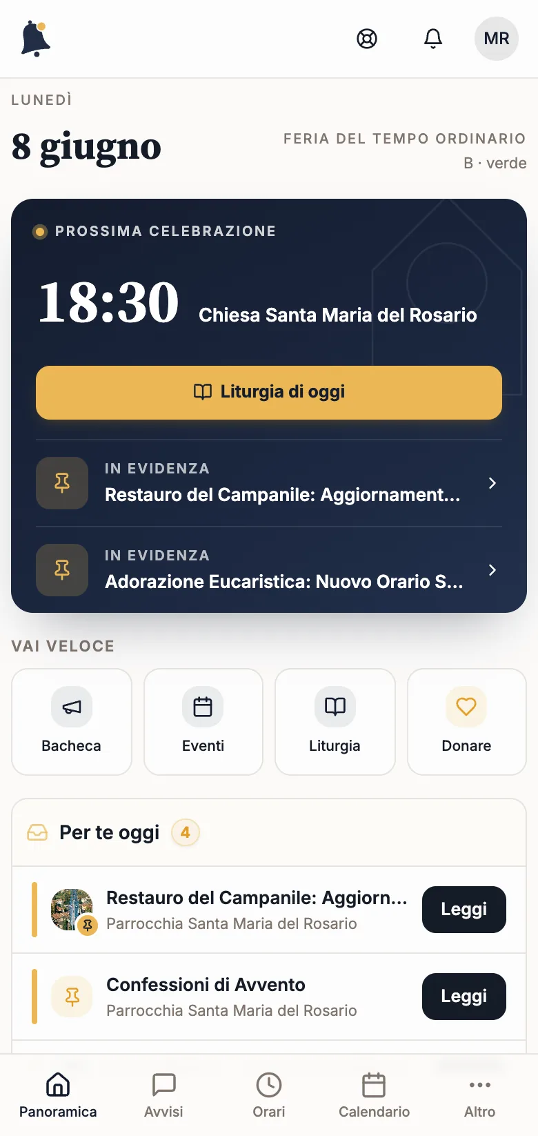 App fedeli MiaChiesa
